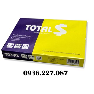 Giấy photocopy Total A4 Định lượng 60