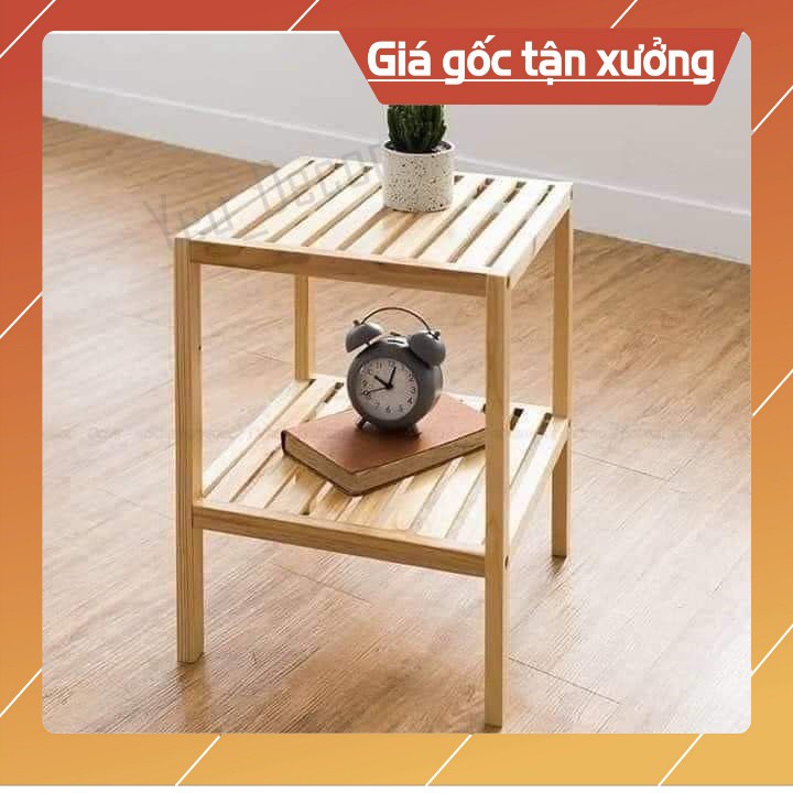 Tab Gỗ Đầu Giường - Kệ Gỗ Đầu Giường ( Gỗ Thông Nhập Khẩu