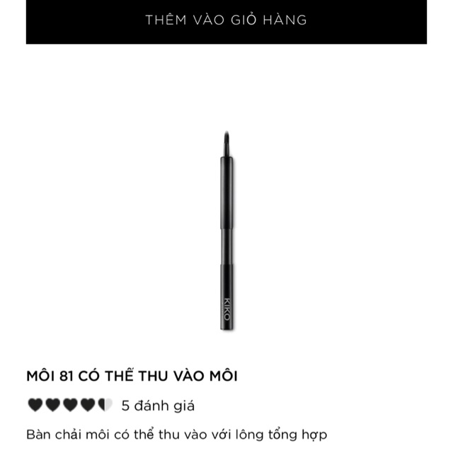CỌ MÔI KIKO