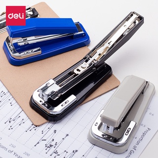 Dập ghim xoay chiều Deli 25 tờ -  E0414 xoay 3 chiều - Ghim bấm deli cao cấp sử dụng kim bấm 24/6 - HOKAMI STORE