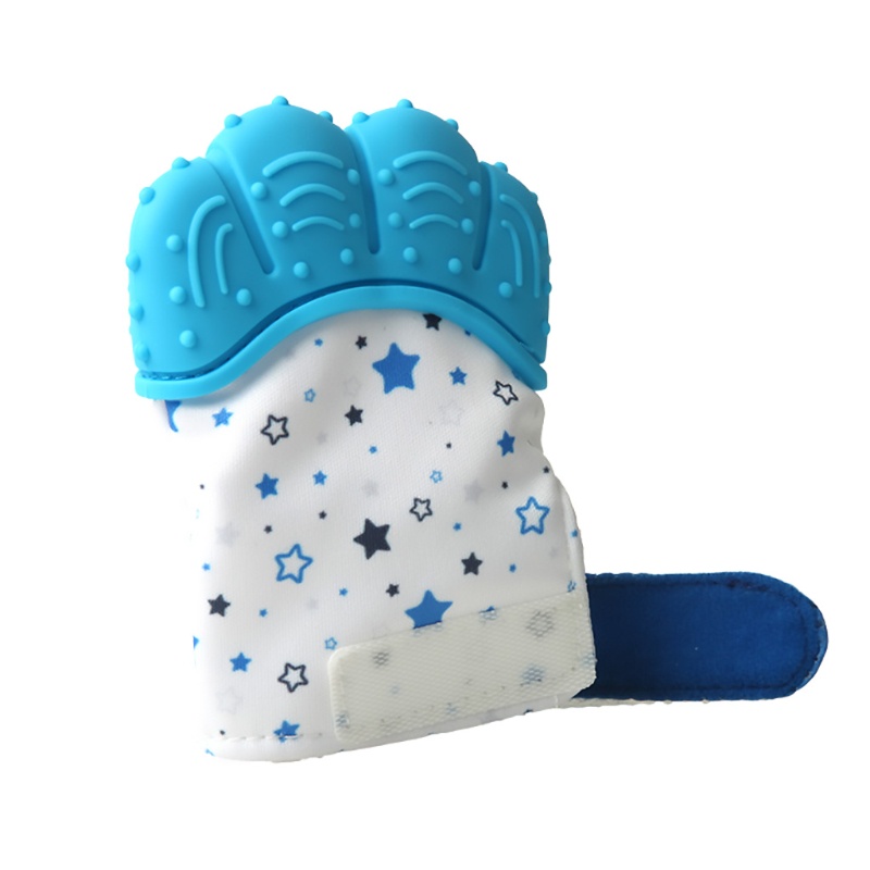 Găng tay ngậm nướu bằng silicone an toàn dành cho trẻ