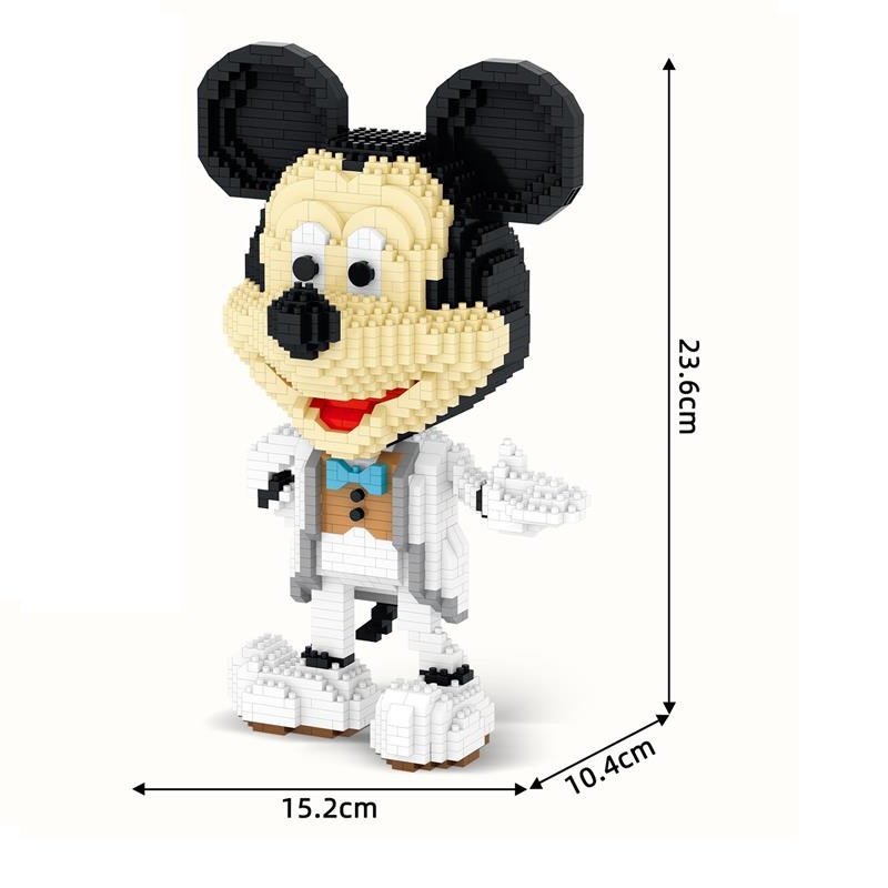 Hoạt Hình Bộ Đồ Chơi Lắp Ráp Mô Hình Chuột mickey minnie Dễ Thương