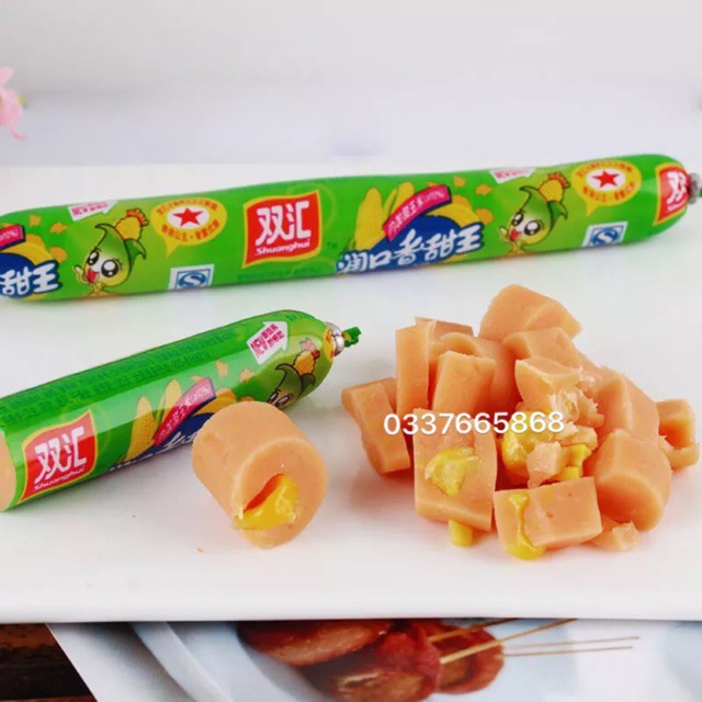 10 CHIẾC XÚC XÍCH NGÔ XANH THANH DÀI
