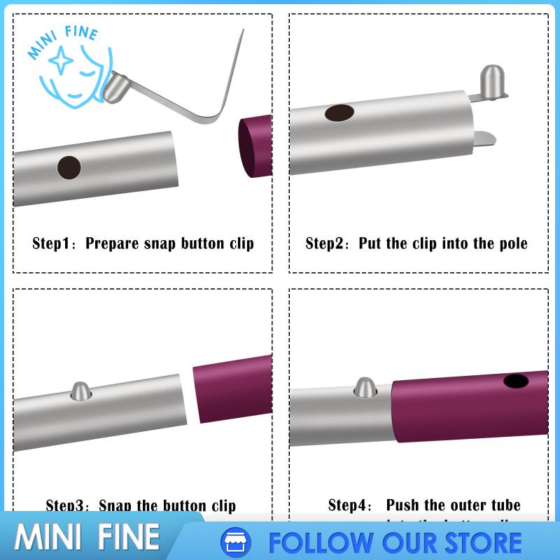 Set 6 Kẹp Lò Xo Bằng Thép Không Gỉ Màu Bạc Chuyên Dụng Cho Lều Thuyền Kayak