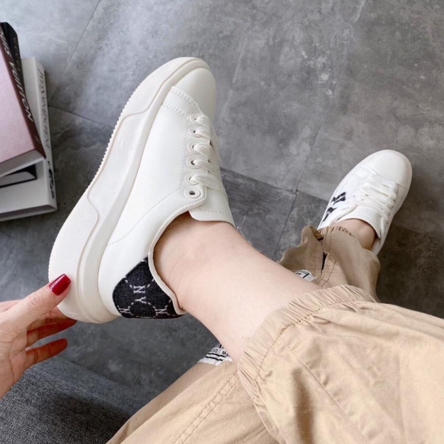 Giày Sneaker MLB Chunky Classic NY, Hot trend, Hack chiều cao