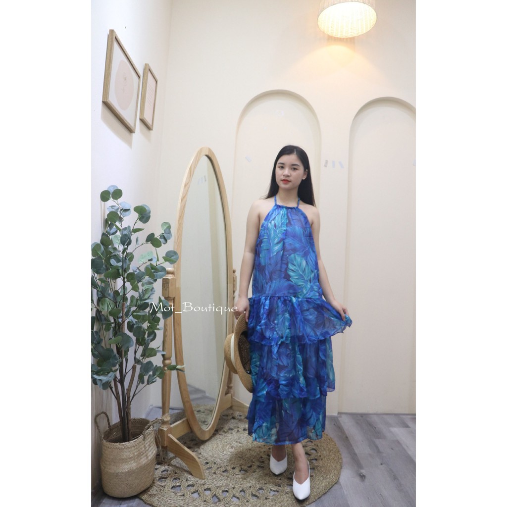 Đầm maxi 🌺Freeship🌺 Đầm maxi  3 tầng, chất liệu voan mềm phù hợp đi biển , dự tiệc | WebRaoVat - webraovat.net.vn