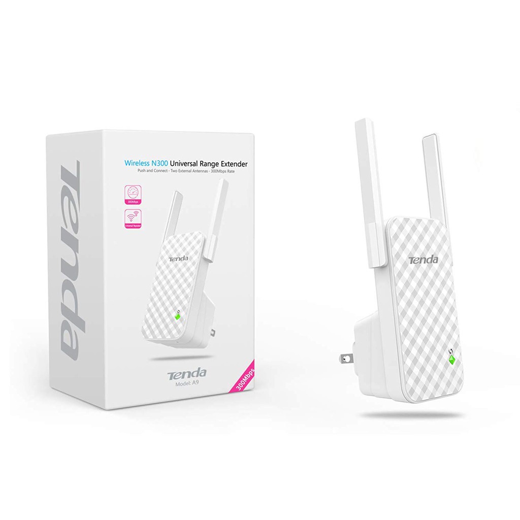 Tenda Bộ kích sóng Wifi A9 Chuẩn N 300Mbps - Bảo hành 24 tháng
