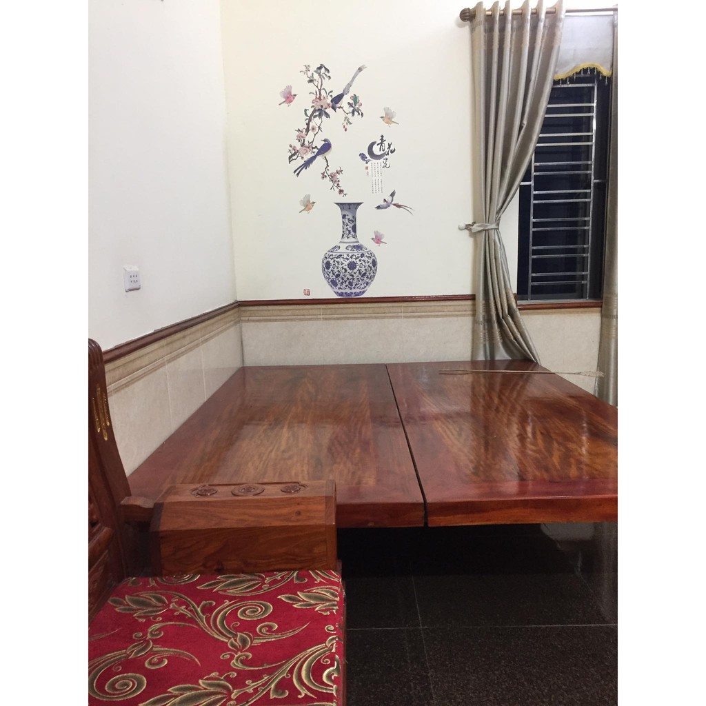 Decal Tranh sen , đào 3d phẳng kích thước 1m13 x78cm | BigBuy360 - bigbuy360.vn