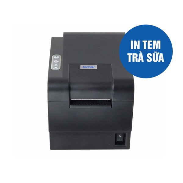 Máy in mã vạch, tem nhiệt trà chanh trà sữa khổ 1 tem giá rẻ Xprinter XP-235B | WebRaoVat - webraovat.net.vn