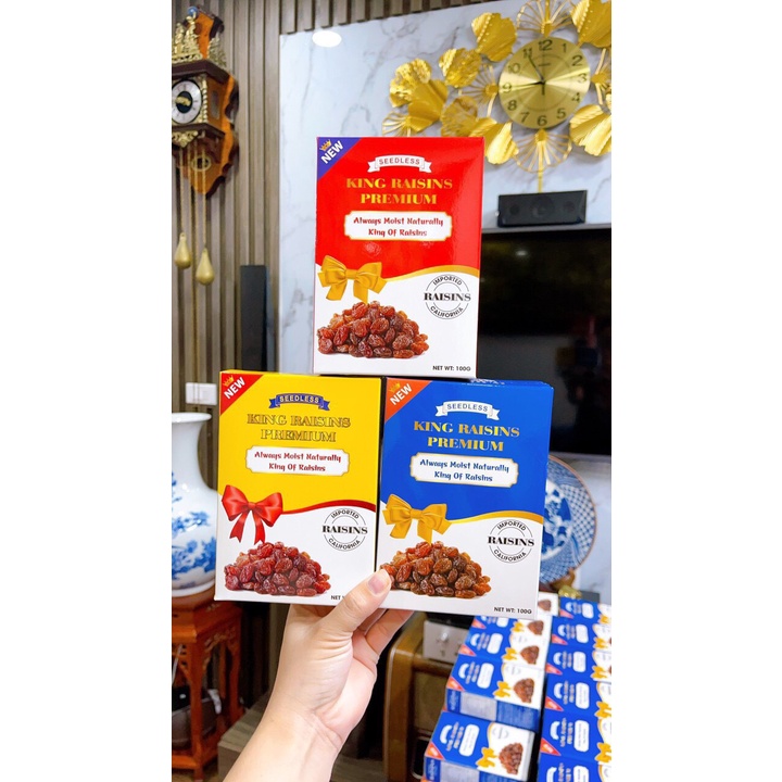 Nho xanh khô sấy dẻo 1KG ăn vặt YU YU KHO HẠT LÀO CAI