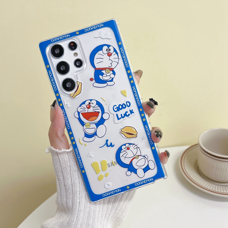 Ốp Điện Thoại Hoạt Hình Doraemon Cho Samsung Galaxy M53 M33 M23 A73 A53 A33 A22 A32 5G A52 A52S A72 A42 M42 A12 M12 5G A23 A13