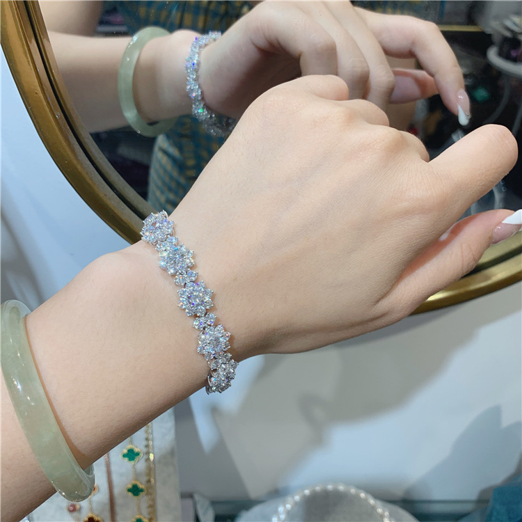 Vòng tay đá bạc S925 cao cấp