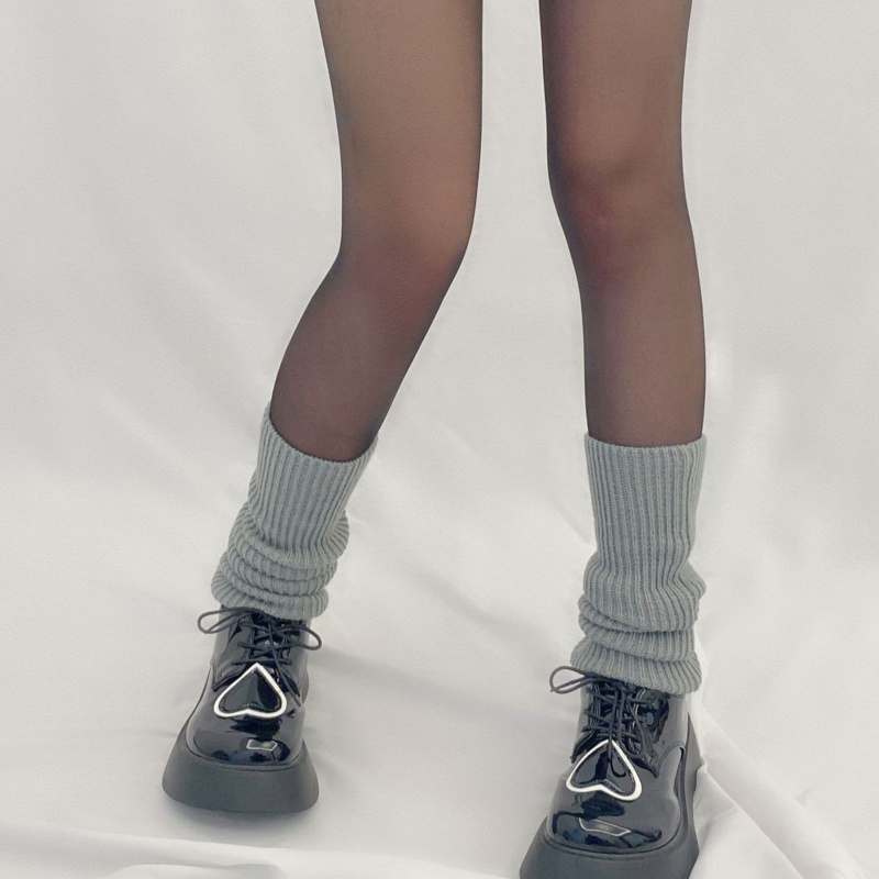 Đôi Vớ Dệt Kim Mềm Giữ Ấm Bảo Vệ Đầu Gối Cho Nam Nữ