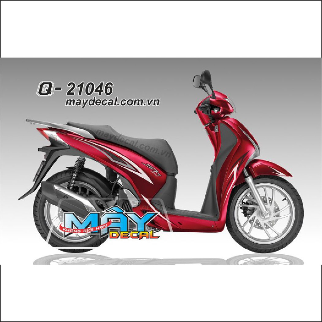 Tem Rời Sh đỏ chỉ đen (F)