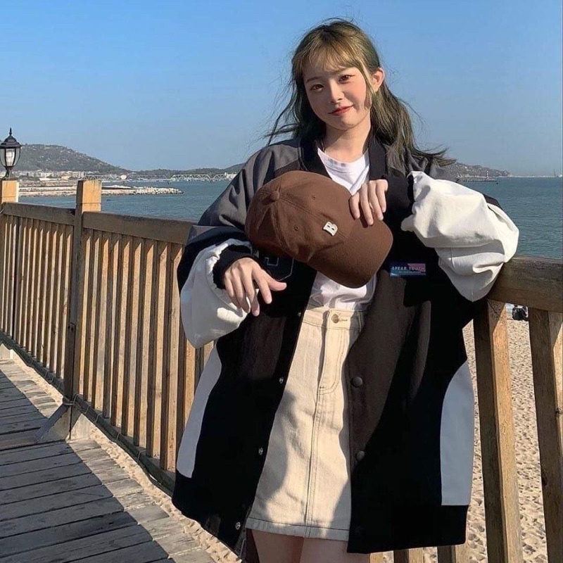 Áo bomber chữ S - JuNclothing