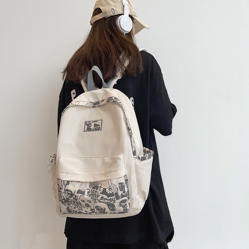 Ba lô PRETTYZYS Ahe227 cỡ lớn 14inch phong cách Hàn Quốc thời trang 2021 cao cấp cho nam và nữ