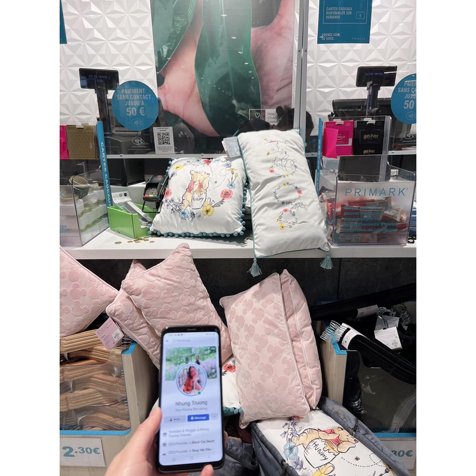 Gối Primark mềm mại