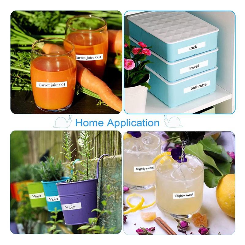 Bộ 10 Cuộn Băng Keo Trắng 12mm 0.47 Thay Thế Cho Máy In Nhãn Brother TZe-231 TZe Tz