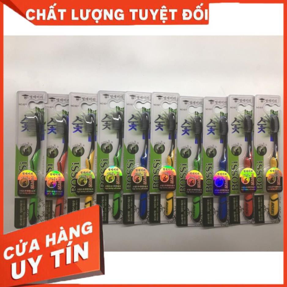 [GIÁ SỈ ⚡]  COMBO 2 BÀN CHẢI ĐÁNH RĂNG THAN HOẠT TÍNH HÀN QUỐC