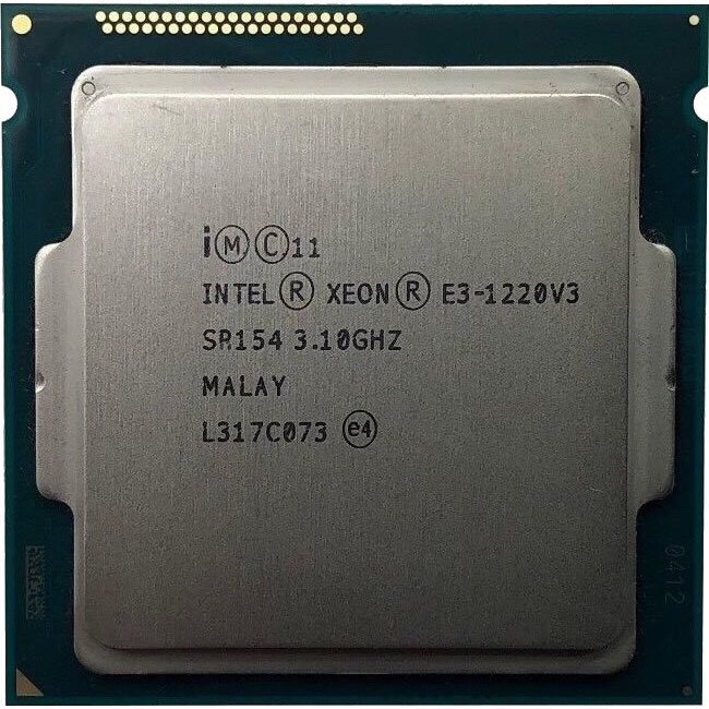 Cpu  xeon E3-1220V3 socket 1150 mạnh như i5-4590 đời 4.chip e3-1230V3 chip i3-4160 cpu i3-4360T cho máy bàn