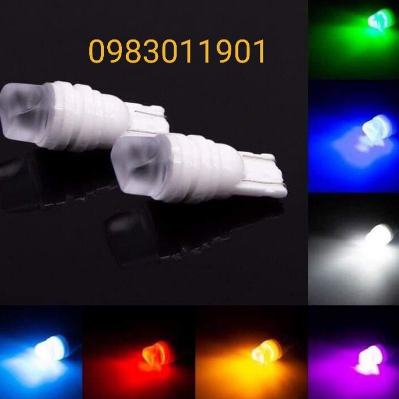 Bóng ghim T10 cực đẹp. bóng cắm nháy 7 màu siêu sáng