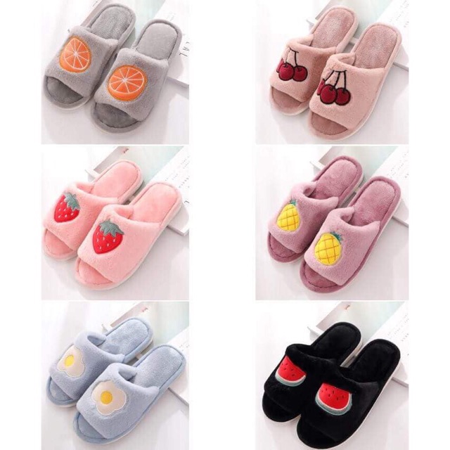 DÉP ĐI TRONG NHÀ HÌNH HOA QUẢ KUTE HÀNG LOẠI 1