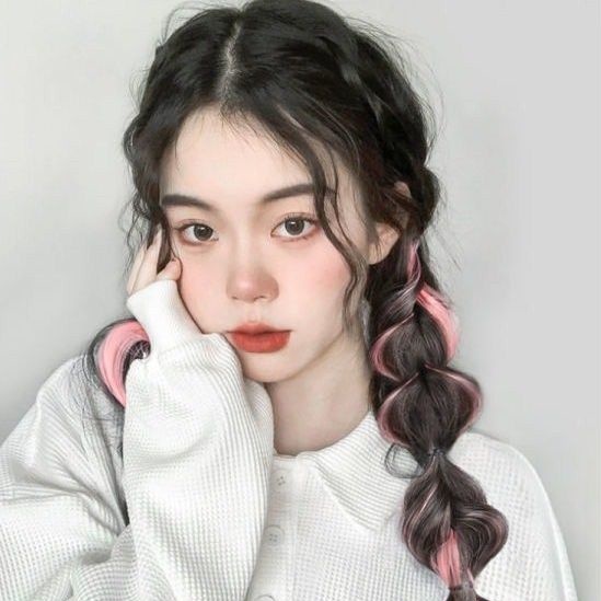 Tóc Giả Nối Dài Màu Xám Đen Xám Thời Trang Cho Nữ