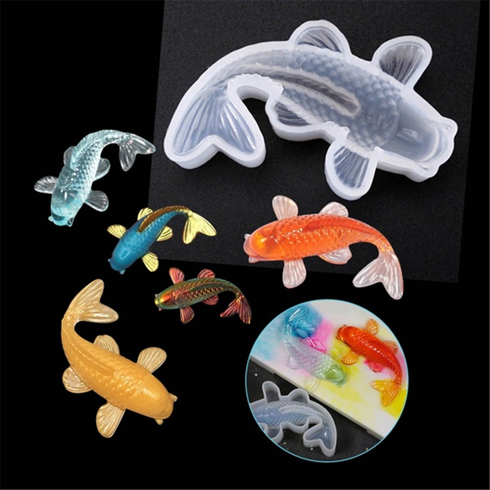 Khuôn Silicone Làm Bánh Tạo Hình Cá Koi Độc Đáo
