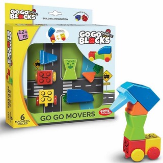 Bộ Xếp Hình Nam Châm STEM Nhật Bản Go Go Mover PEOPLE PB325