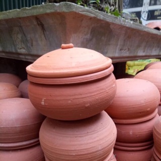 Niêu đất kho cá rộng 12 - 23cm không tráng mem. An toàn khi sử dụng