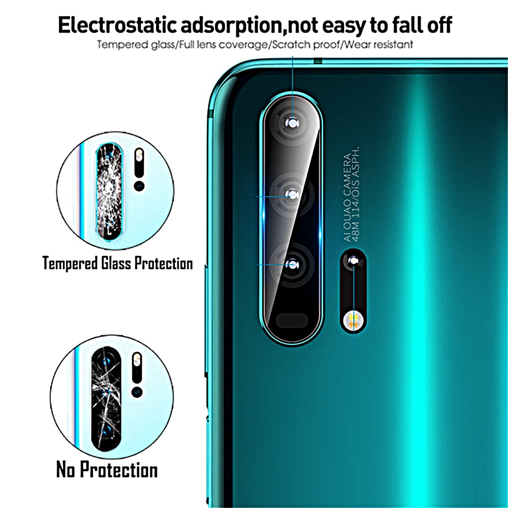 Ốp Lưng 3 Trong 1 + Kính Cường Lực Bảo Vệ Màn Hình Cho Huawei Nova 5t Honor 20 20s 20 Pro