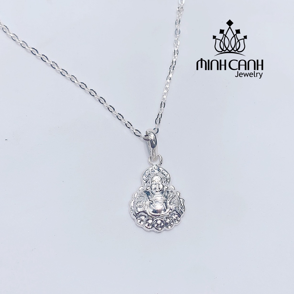 Dây Chuyền Bạc Mặt Phật Di Lạc Cho Bé Trai - Minh Canh Jewelry