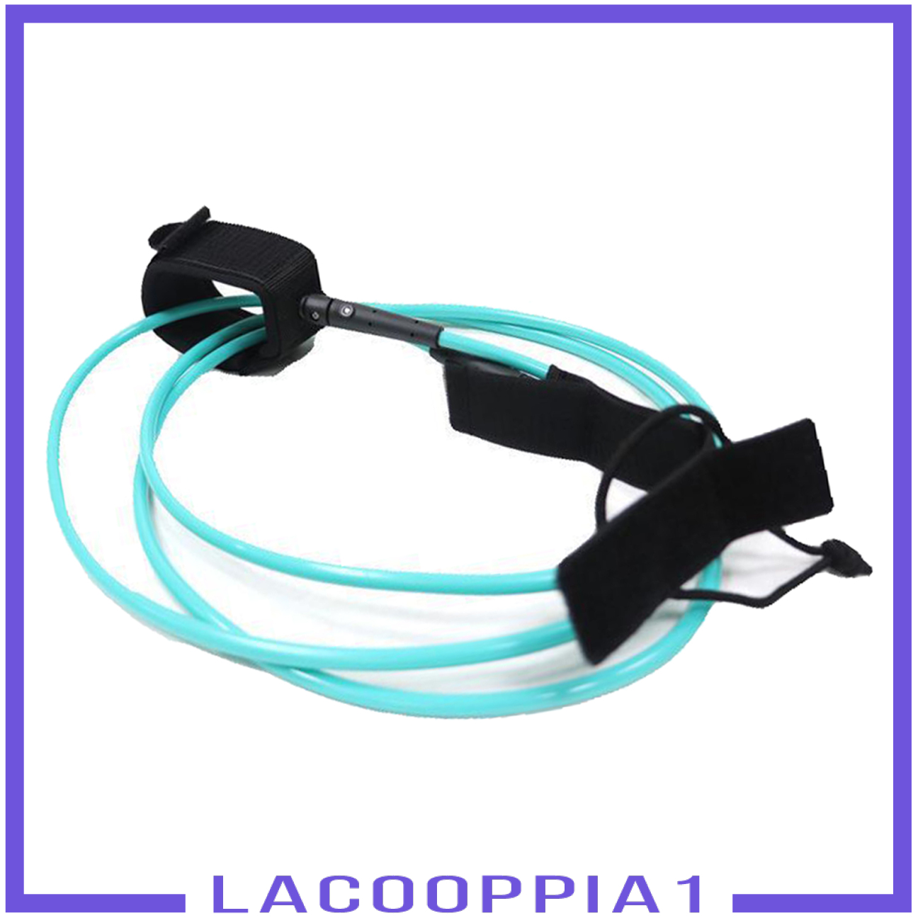 [LACOOPPIA1]10 Feet Surfing Ankle Leash Stand Up Board Leg Rope Leg Wrists Tether Cord