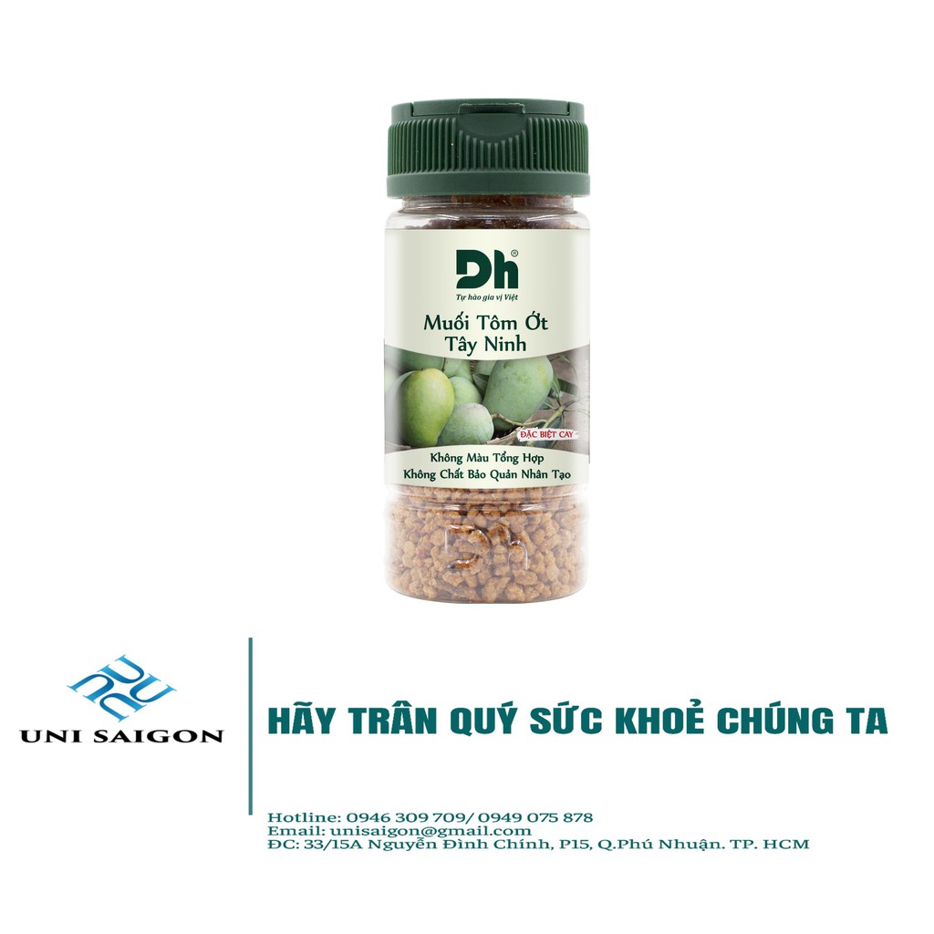 Hũ Muối Tôm Ớt Tây Ninh - Thương hiệu DH Foods