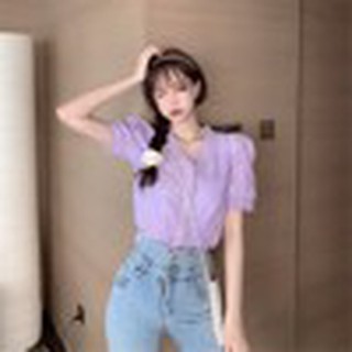 Áo kiểu pha ren 6521 rubylong