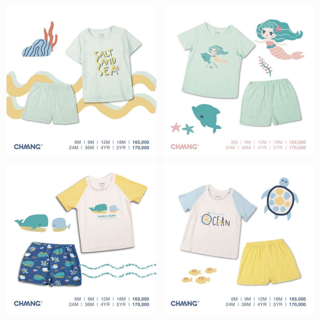 Chaang bộ cộc tay cho bé trai, bé gái chất cotton dành cho bé từ 3 tháng đến 5 tuổi SS2022D01