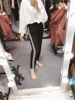 Quần sọc kaki