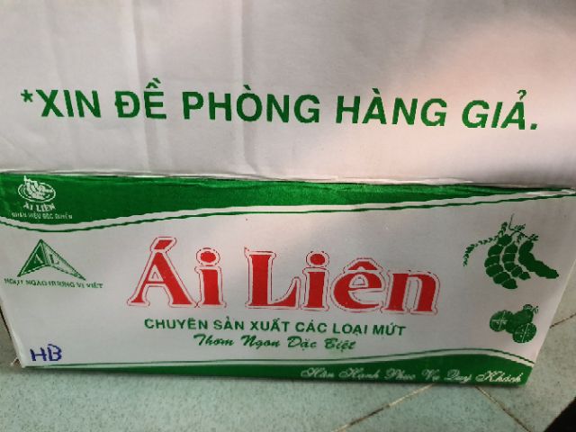 Mứt mẵng cầu Ái Liên -CÓ ĐỦ VỊ -500g-