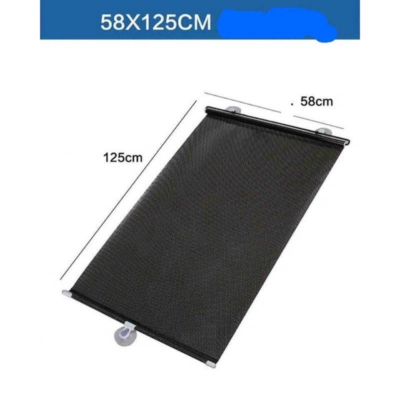 Rèm chống nắng cửa sổ, ô tô kích thước 58*125cm