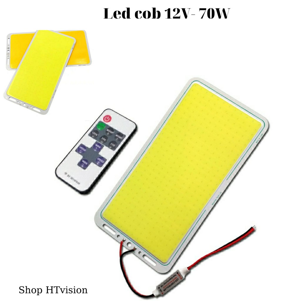 Bảng đèn Led COB công suất 70W siêu sáng 12V - 14V Module Led Panel dùng làm đèn pha đèn cẳm trại đèn chiếu o to