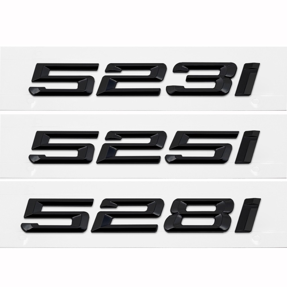 Logo Chữ Cái Bằng Kim Loại 523i 525i 528i 530i 535i 540i 545i 550i Cho Xe Hơi BMW 3D