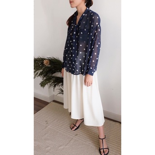 Chicka Chicka - Áo Silky bow shirt - Dottie