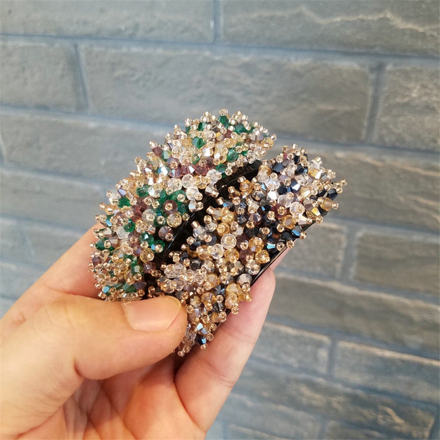 Kẹp Tóc Đính Hạt Pha Lê Thời Trang Hàn Quốc