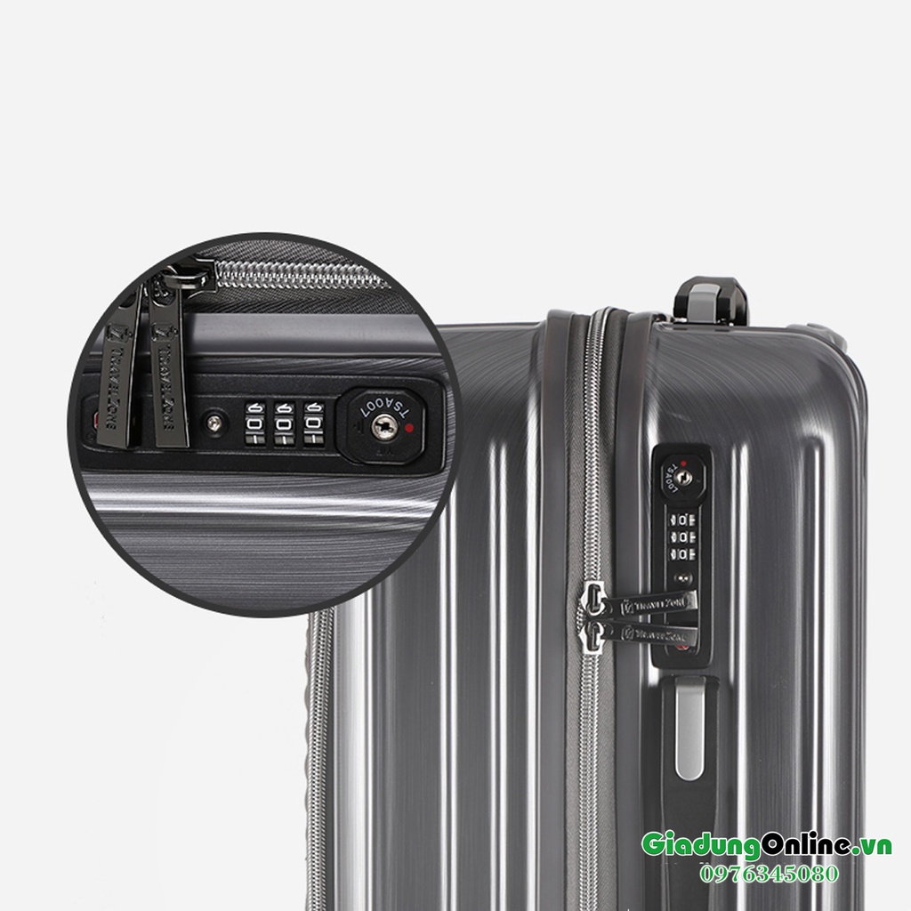 Vali Lock&amp;Lock Travel Zone 20inch LTZ960 Có Ngăn Đựng Ipad &amp; Khóa số - Larva Store
