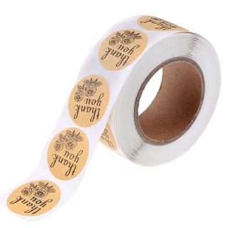 Cuộn 500 miếng dán hình chữ Thank You tiện dụng