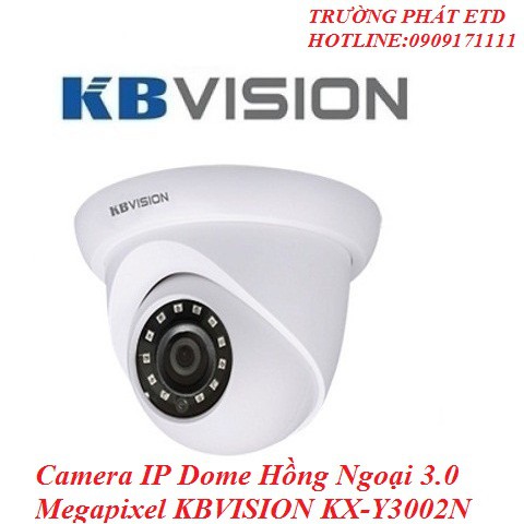 Camera IP Dome Kbvision KX-Y3002N - 3MP