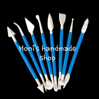 Bộ 8 cây 16 kiểu tạo hình đất sét handmade