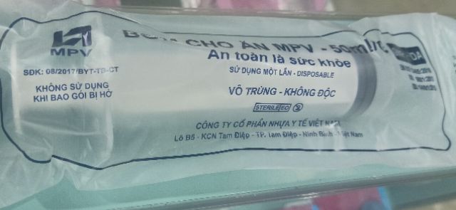 Bơm cho ăn MPV 50ML, Tanaphar 50ml