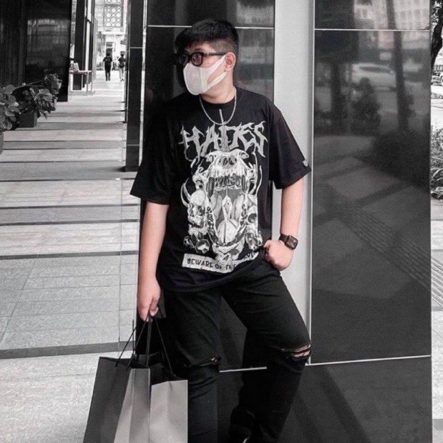 Áo thun HADES Skull Worlf Tee From Rộng Full Tag Vải Ảnh Thật DIONS