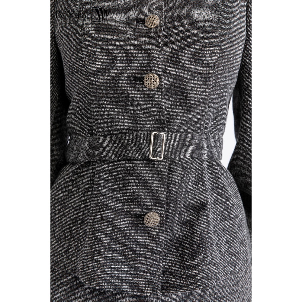 Áo khoác nữ Tweed tay bồng IVY moda MS 67M5879